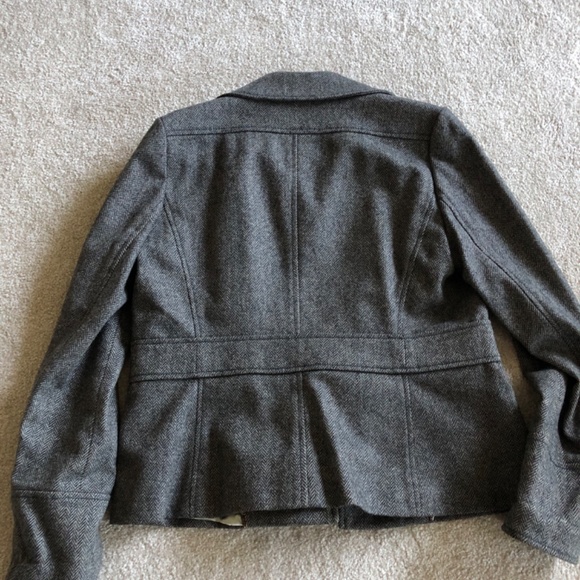 J.Crew Scottish Wool Herringbone Front-Tie Jacket - Picture 3 of 6